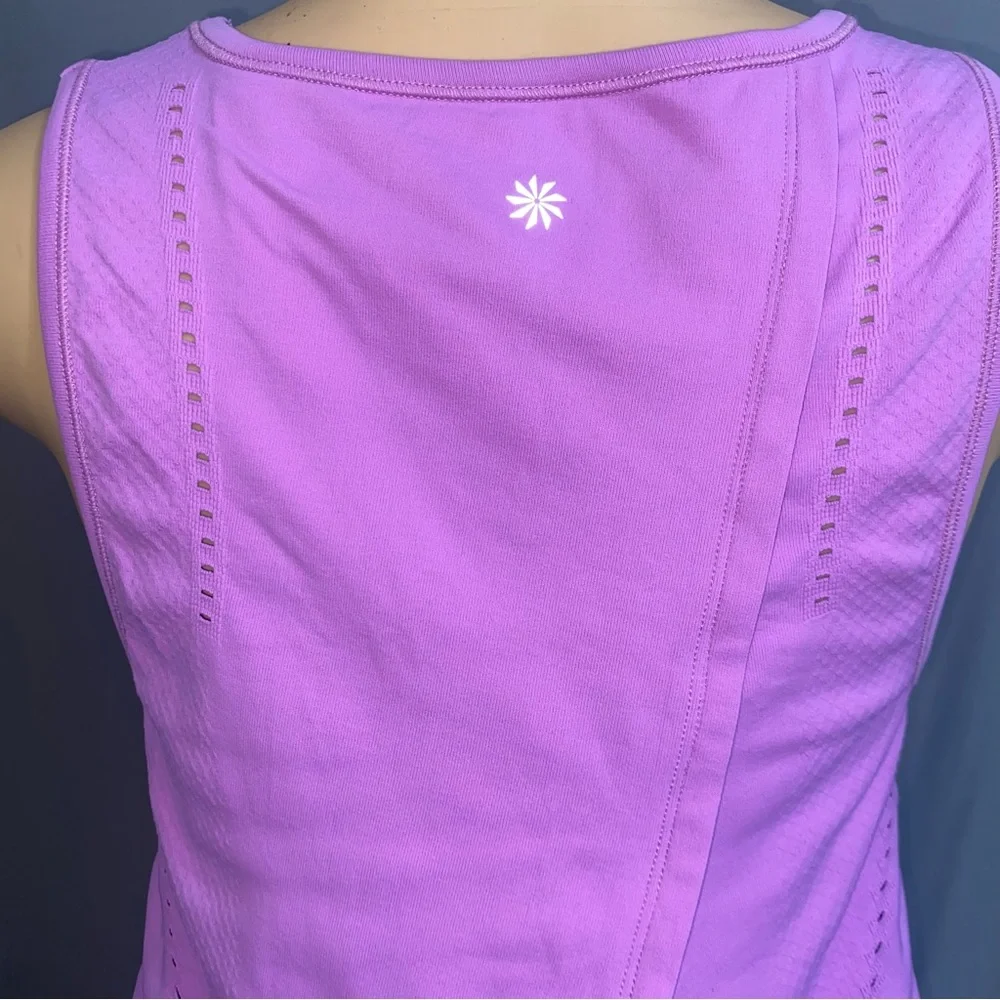 Athleta Foothilll Tank Top Plumeria Purple Medium Athletic Top - Picture 8 of 11